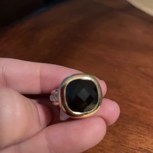 Rhodium black ring